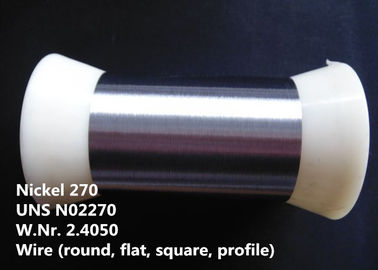Speciale de Legeringenfolie/Draad van het nikkel 270/UNS N02270 Hoge Beëindigen voor Elektronisch Deel
