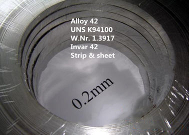 K94100 / Invar 42 Nikkel-ijzer Speciale Legeringen voor Automobiel met Curietemperatuur 360℃